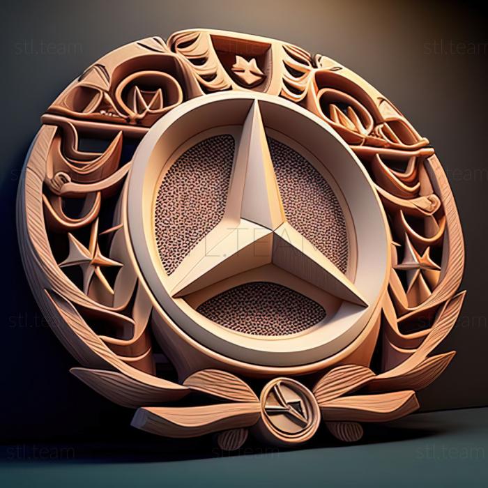 3D модель Mercedes Benz R (STL)